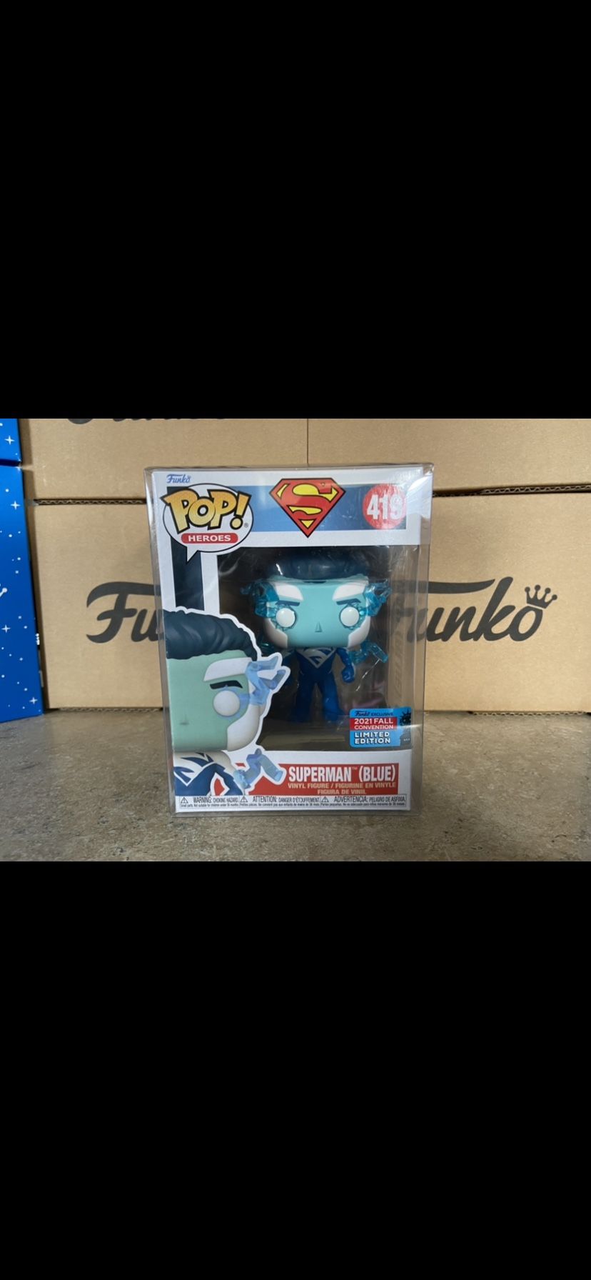 Funko Pop! Blue Superman 