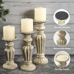 Tall Pillar Candle Holders 