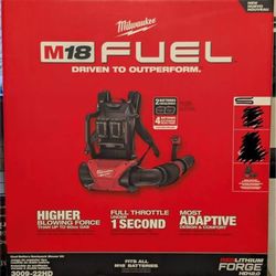 New Milwaukee M18 FUEL Dual Battery Backpack Blower, 3009-20