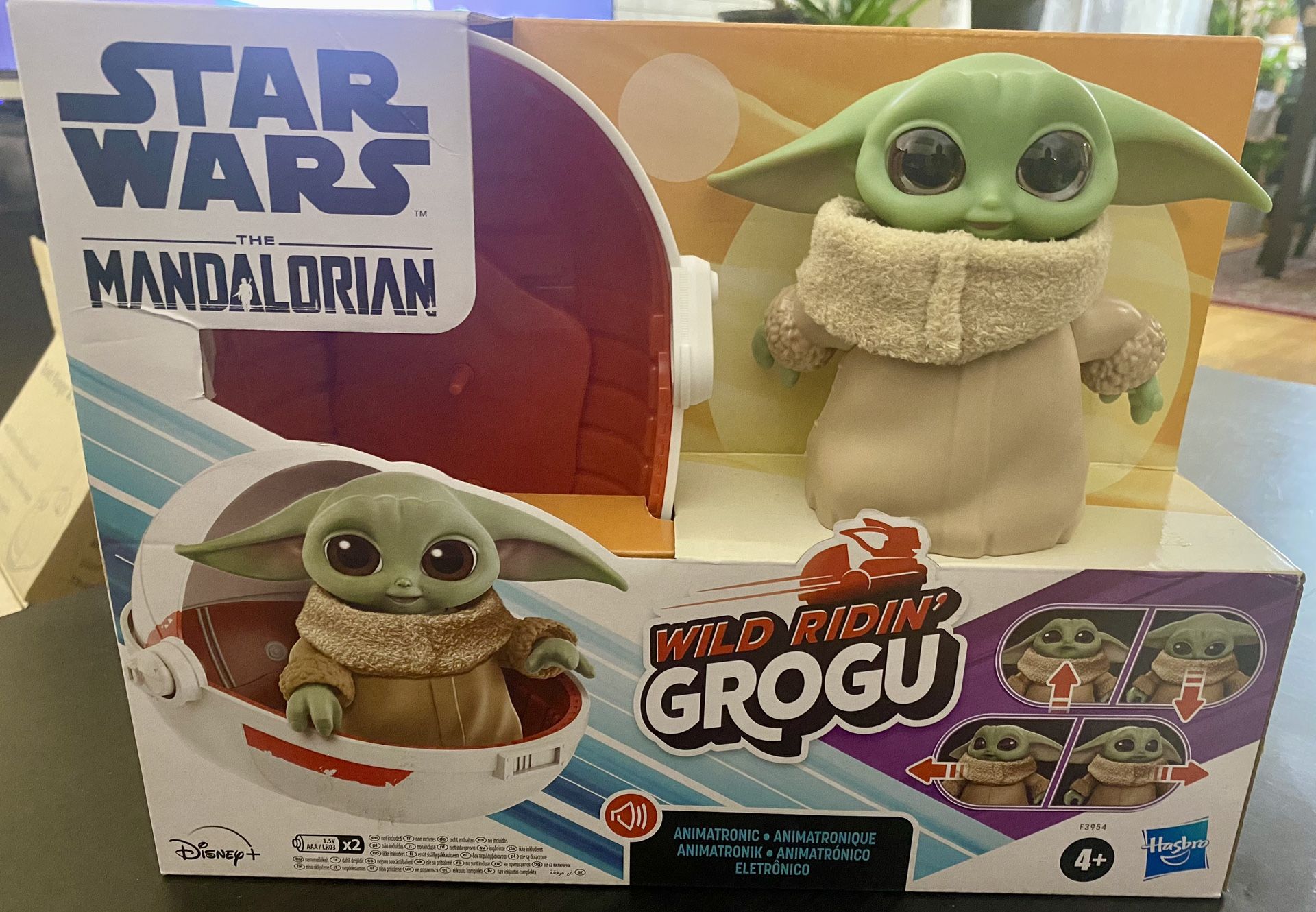 Star Wars Mandalorian Wild Ridin' Grogu Baby Yoda Interactive Animatronic