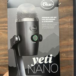 Blue Yeti Nano Premium USB Mic for Recording and Streaming - Blackout
