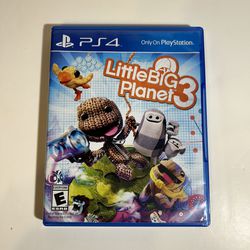 Little Big Planet 3 Sony PlayStation 4 PS4, TESTED & WORKING!