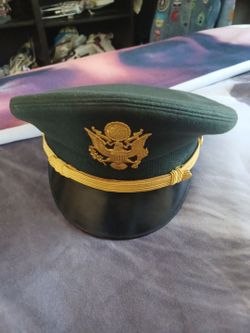 US Army Officer Service Cap Sz 7 3/8
