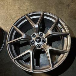Mustang Rims With Rear Tires 