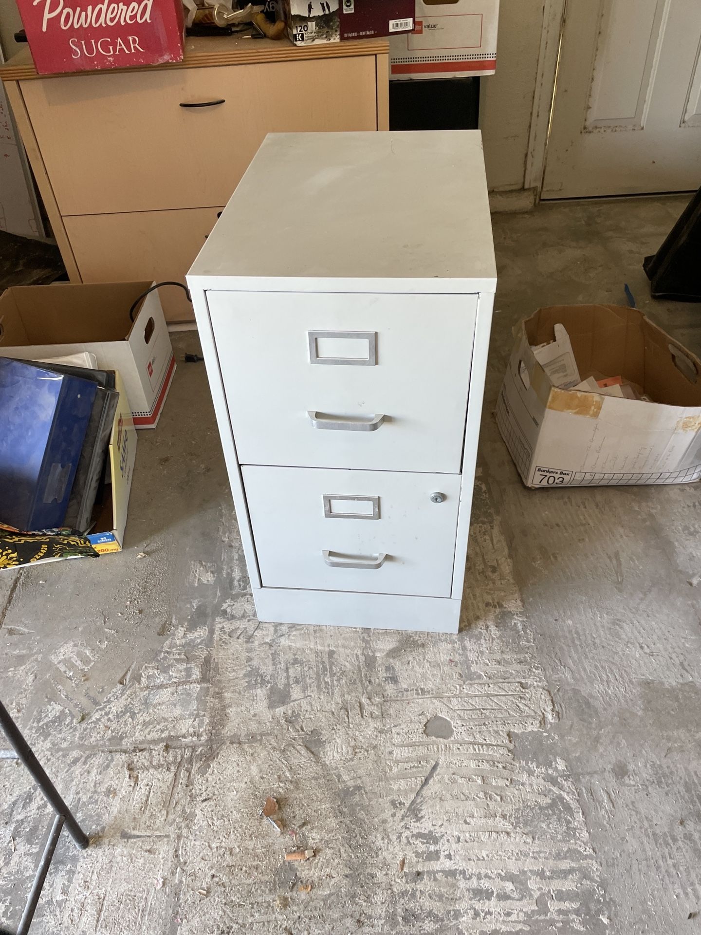 2-Drawer Metal File Cabinet 