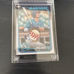 Josh Rojas Numbered 21/39 Card And Game Used Ball 5/6/24