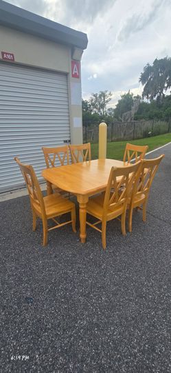 💥 Dinning table (Expandible) & 6 chairs set (🛻DELIVER OPTION)