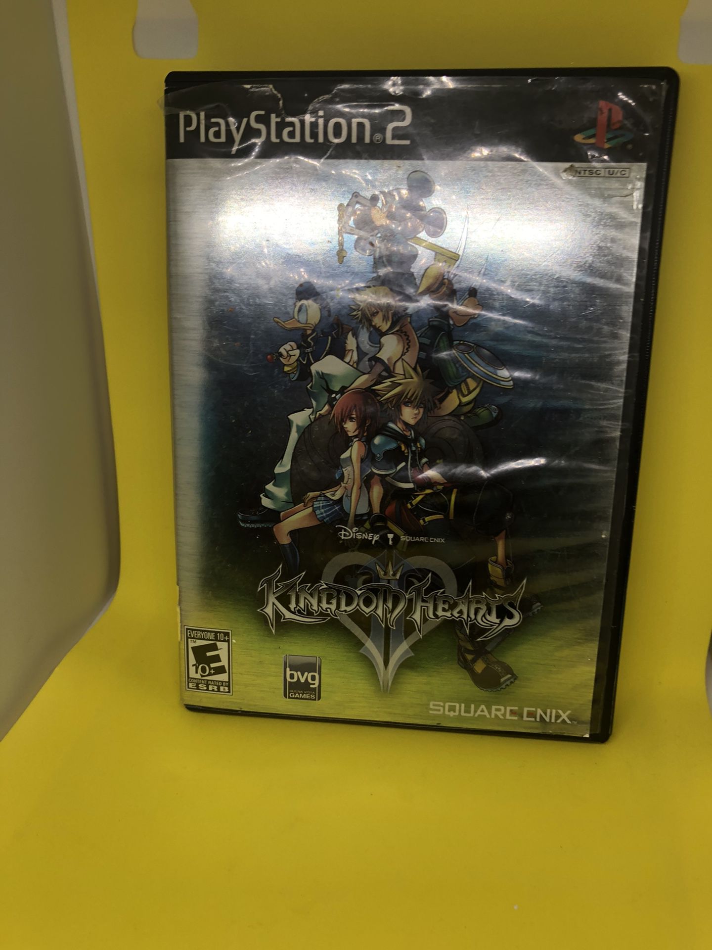 Kingdom Hearts 2 Playstation 2 PS2 Video Game Complete Mickey Mouse Disney