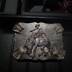 Sterling Silver Belt Buckle 