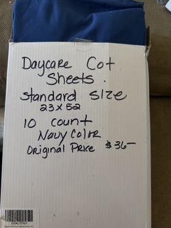 Daycare Cot sheets