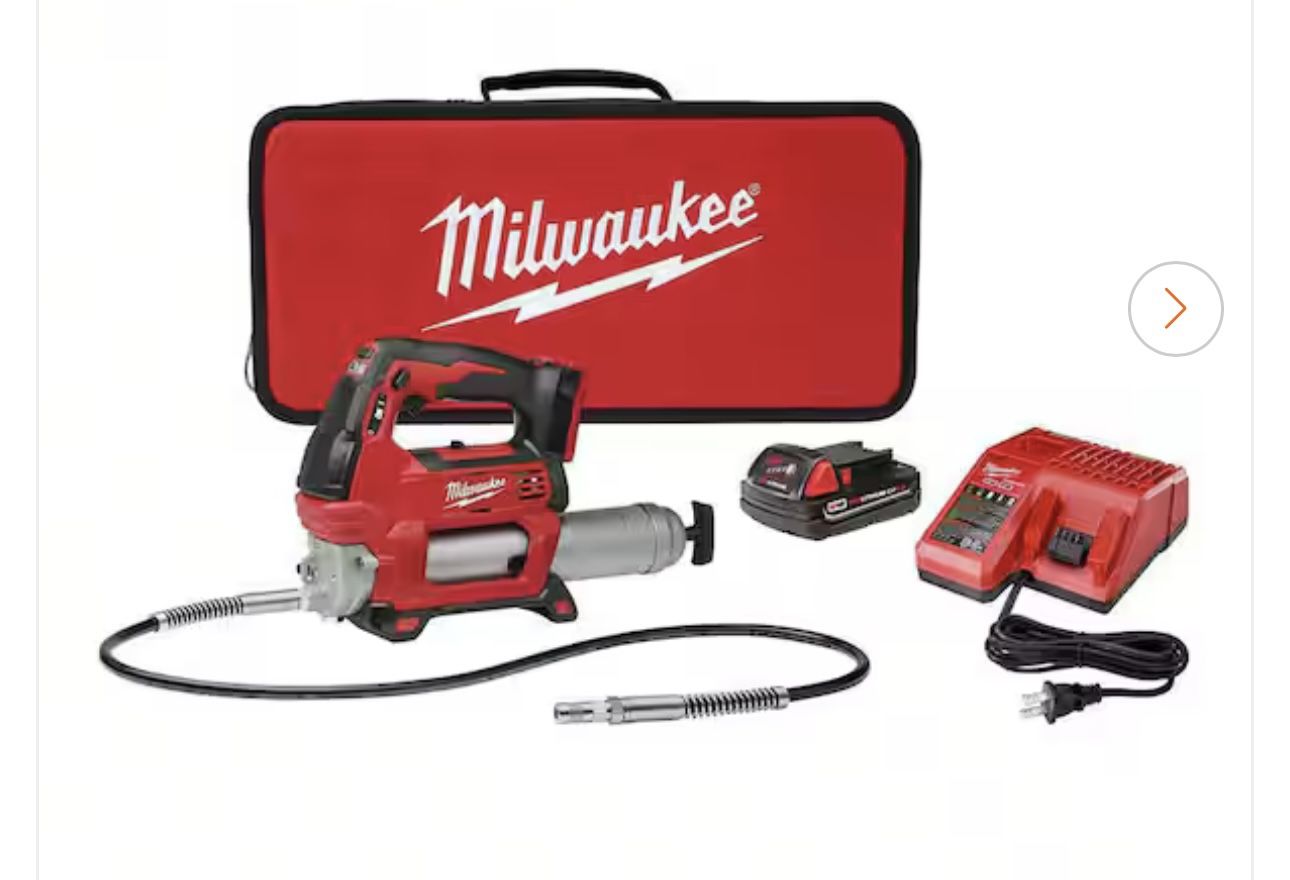 Milwaukee Electric Grease Gun