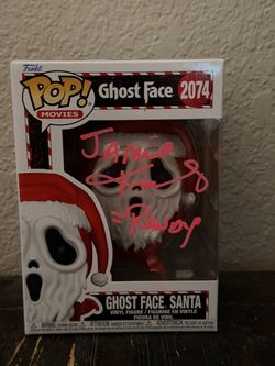 Funko Pop Ghost Face Santa #2074 Signed