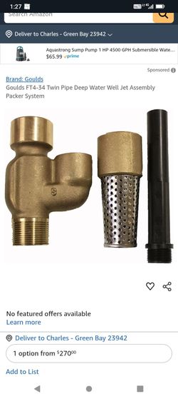 Foot valve/jet valve