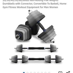 Dumbbell 60 Pound Complete Sets Bran New 