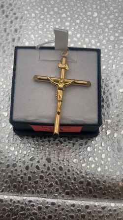 14K Cross Pendant