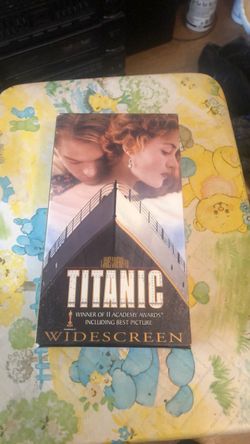 Titanic Movie on VHS Tape