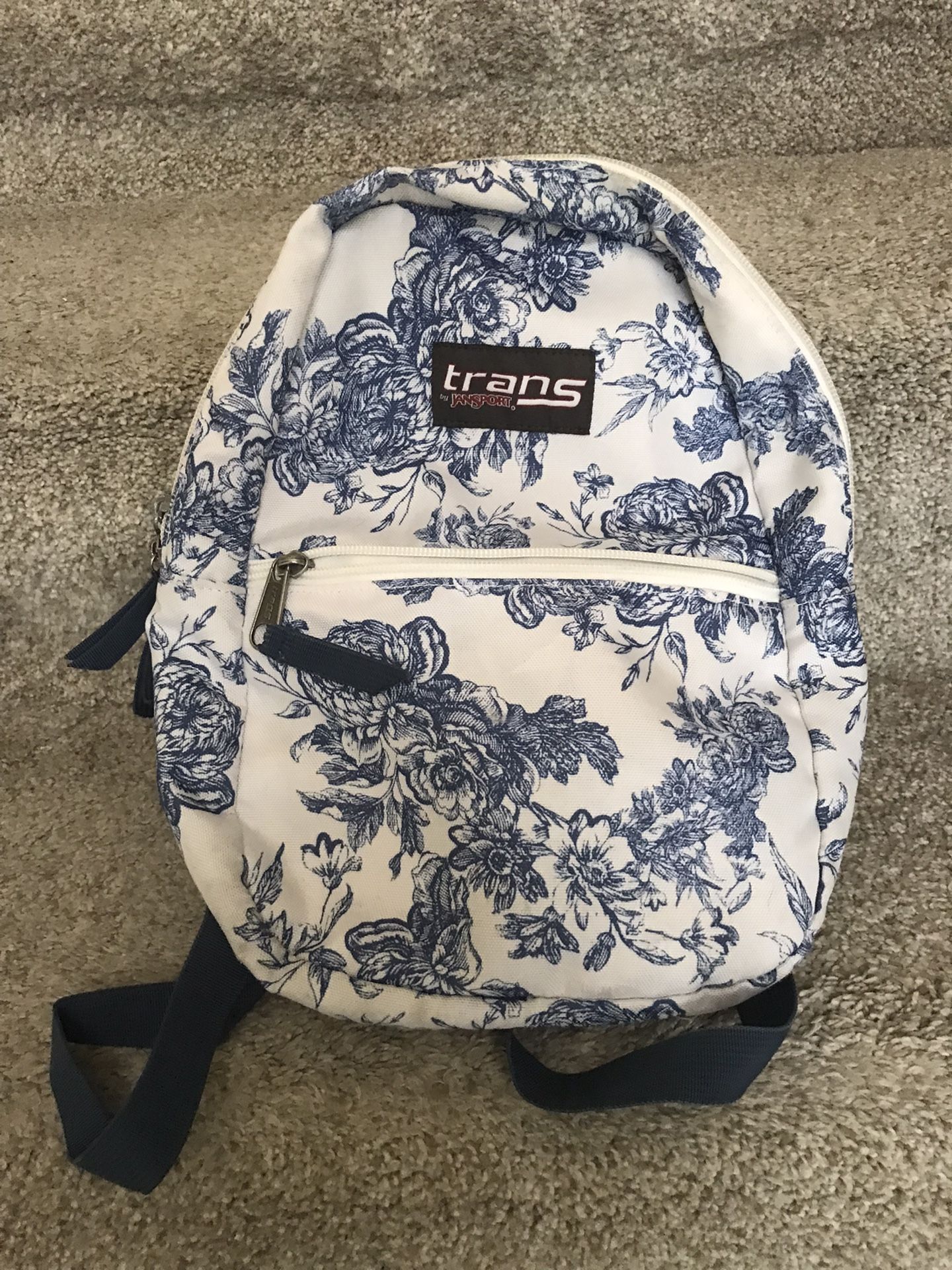 Trans Jansport Floral Blue Meadow “Mini” Backpack