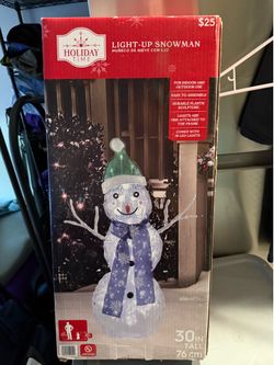 Holiday Time 30-Inch Light-Up Snowman