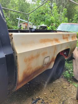 C10 Chevy Long Wheel Base Bed.