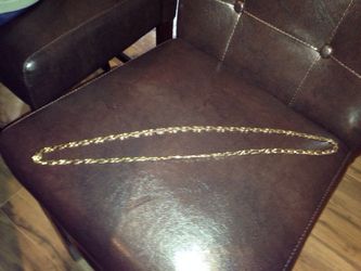 Long Gold Plated Necklace