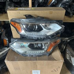 2018-2021 Chevy Traverse Headlights LED RH LH OEM 