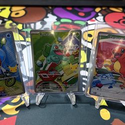 Pokemon First Partner Illustration Collection Series 1 Kanto GEN 1 Starters