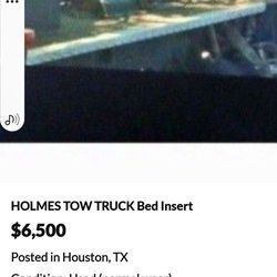 Holmes TOW TRUCK BED Insert