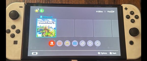 Nintendo Switch OLED White Perfect Condition with 128 Micro SD