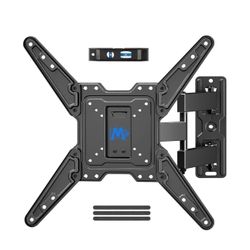 Mounting Dream UL Listed TV Wall Mount for Most 26-55 Inch TVs, Full Motion TV Mount with Perfect Center Design, Articulating Wall Mount TV Bracket Sw