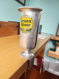 Vintage Green River Soda Fountain Dispenser