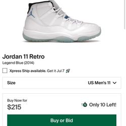 Jordan 11 Tried On Pairs Pass As Brand New 