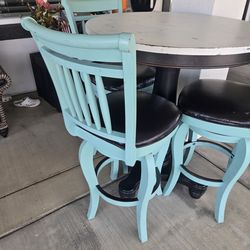 Solid wood, pub high top table?Thank you so much 4 piece