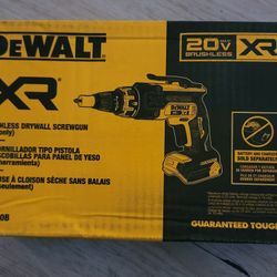 Dewalt XR 20V MAX Cordless Brushless Screw Gun (Tool Only) brand new