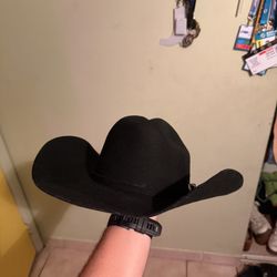 Justin 3X Black Cowboy Hat