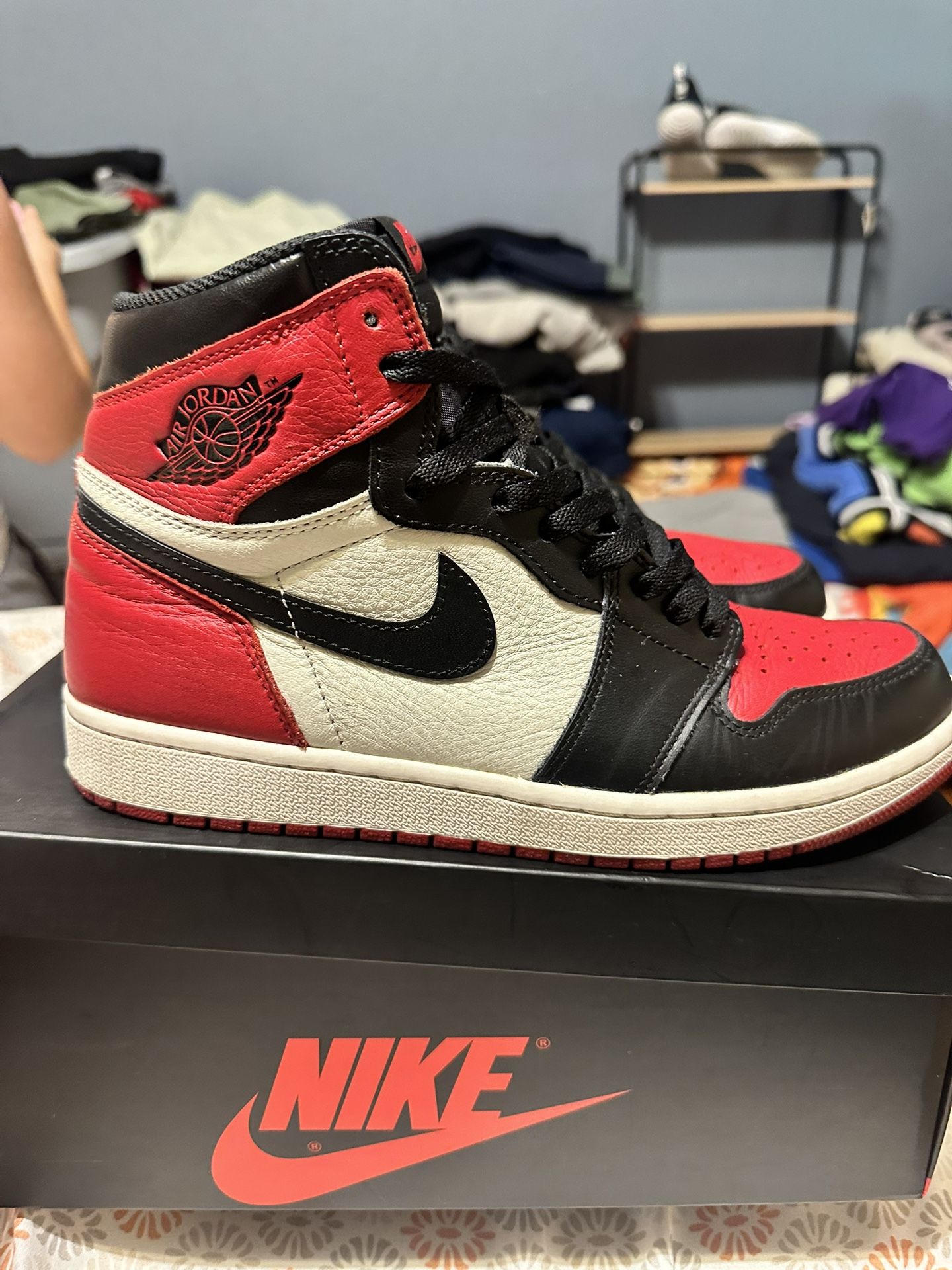 Jordan 1 Bred Toe 2018