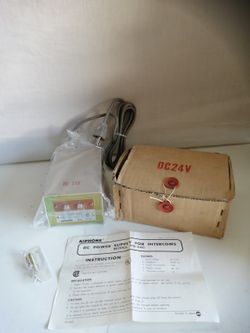 Brand New Made in Japan! Aiphone Model PS-24C AC Adaptor Adapter 120V DC 24V 1A Plug in Power Supply