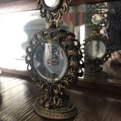 Vintage perfume bottle with Matson rose design