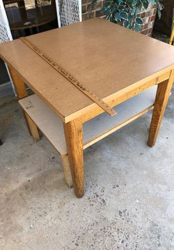 Oak work table/small kitchen table