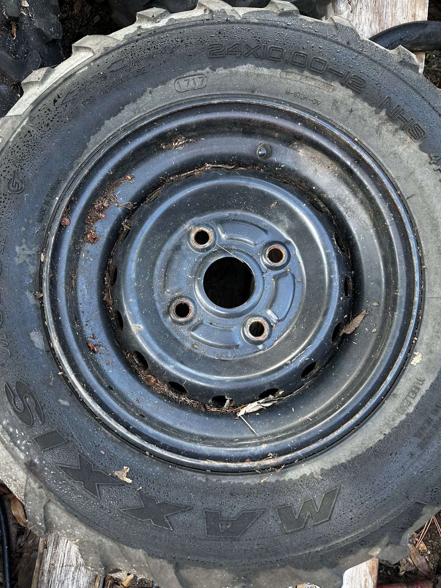 (4) Four Wheeler Wheels