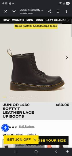 girls Doc Marten boots