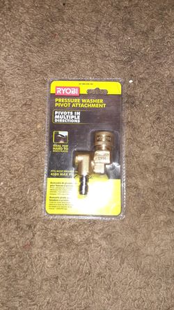 Ryobi pressure washer pivot attachment