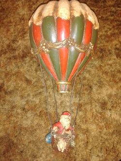 Santa air ballon