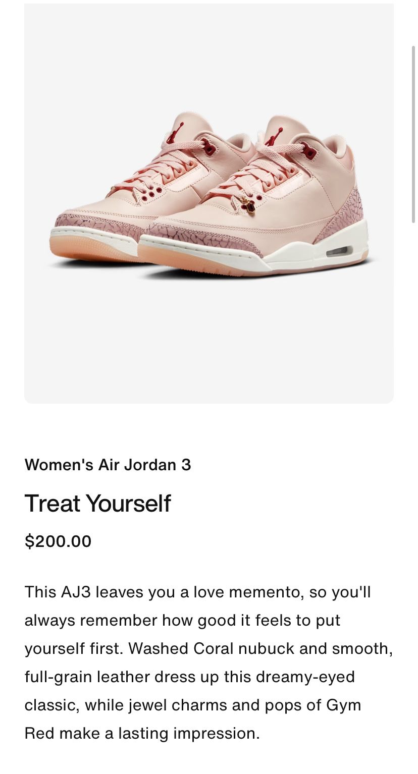 Women’s Air Jordan 3 “treat Yourself”