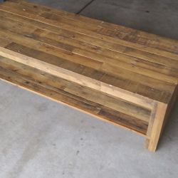 Mesa De Centro De Madera Vintage