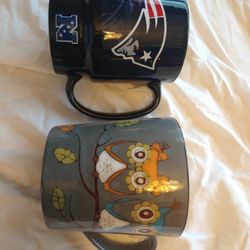 Patriots Mug And Owl $5 For Both