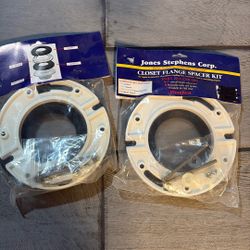 2 Toilet Flange Kits Both For $5