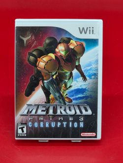 Metroid Prime 3 Corruption Nintendo Wii Video Game New Factory Sealed