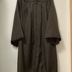 Black Graduation Gown And Cap