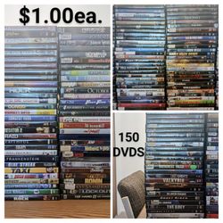DVD COLLECTION (150 dvd's)