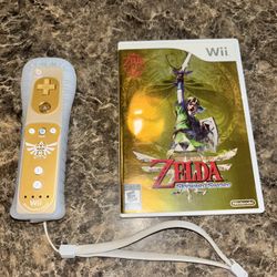 Zelda Skyward Sword Wii Game and Remote